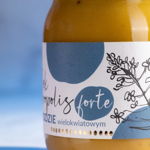 Peľ a propolis forte v viackvetovom mede 45g