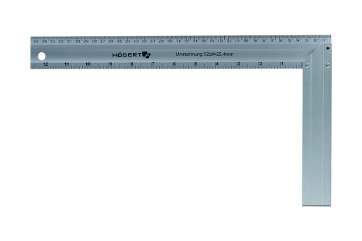 Hliníkový stolársky štvorec 250x190mm Hogert