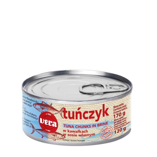 Tuniak vo vlastnej omáčke Vera 170 g
