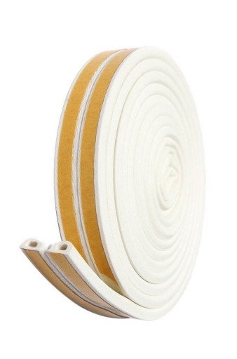 TESNENIE na okná a dvere, samolepiace okno 12mmx10mm D tesnenie 1M