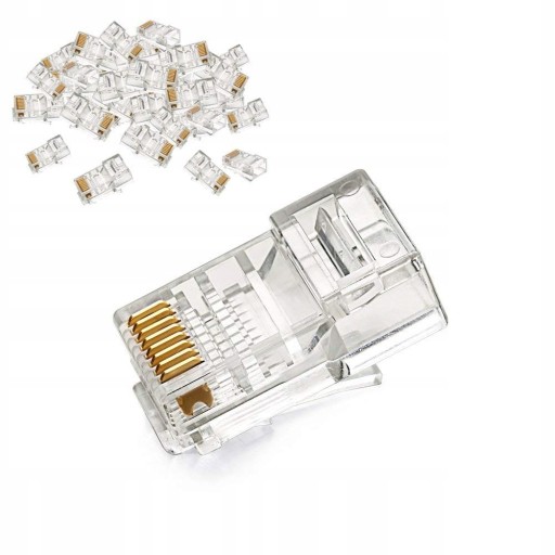 ZÁSTRČKA SIEŤ ZÁSTRČKA INTERNET CAT6 RJ45 8P8C X100