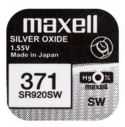 Batéria SR920SW 371 pre MAXELL Watch Silver Button 1 kus Originál