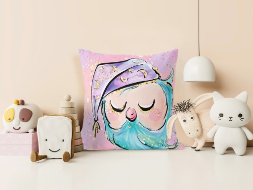 Obliečka na vankúš SOVA 45CM 45X45 VEĽKÝ vankúš
