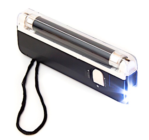 TESTER UV LAMPY NA BANKOVKY A DOKUMENTY