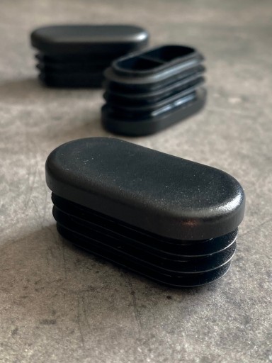 4 X OVÁLNY ČIAPOK PRE SKLENENÉ STOLIČKY 40X20mm