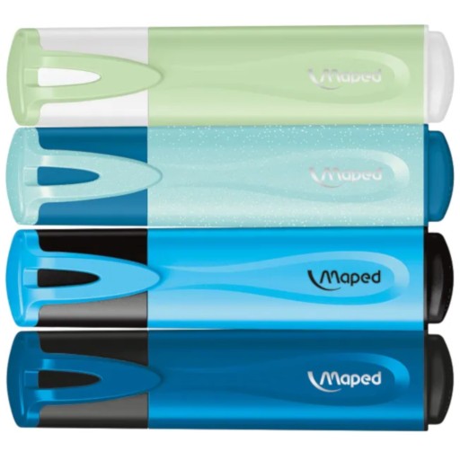 Sada zvýrazňovačov Maped Fluo Ocean 4 farby