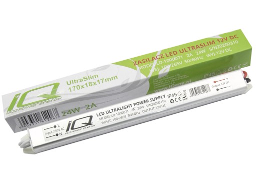 Napájanie 12V 24W 2A ULTRA SLIM ULTRASLIM LED STRIP