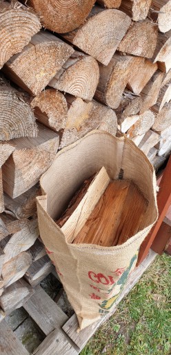 Štýlová ľanová jutová taška 45x70 silný eko kvetináč