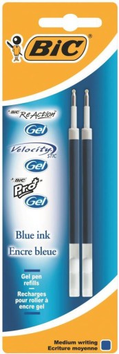 BIC GEL-OCITY ORIGINÁLNE NÁPLNE DO BIC GEL-OCITY PERU 2 KS MODRÁ x 2