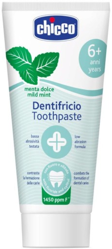 ZUBNÁ PASTA CHICCO MINT XYLITOL FLUORIDE 6+
