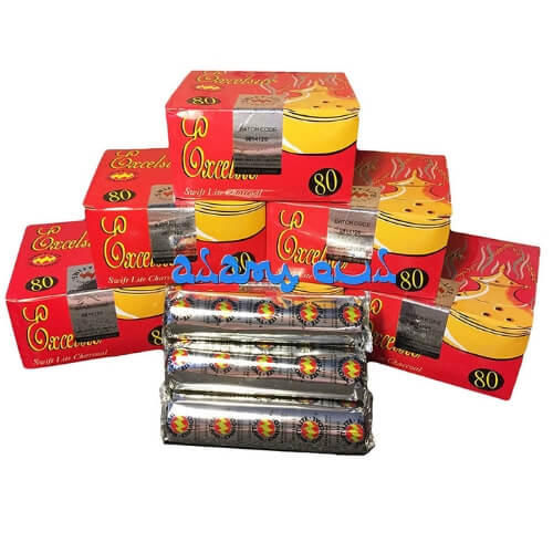 SAMOZAPALOVACIE UHLIKY PRE BAKHOOR SHISHY SHISA CENTER 10 KS