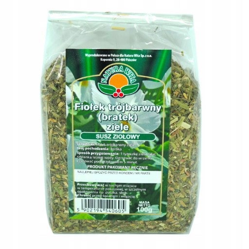 Fialka trojfarebná bylina Pansy - Natura Wita 100g