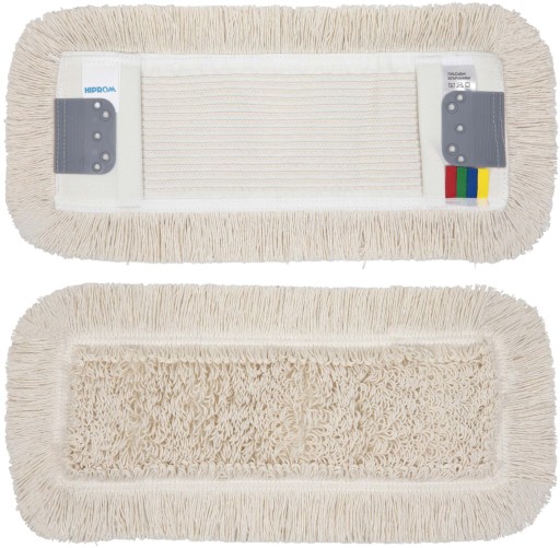 PROFESIONÁLNY MOP PLOCHÝ BAVLNENÝ 40 CM TKANÝ DUO UŠI + VRSTKY