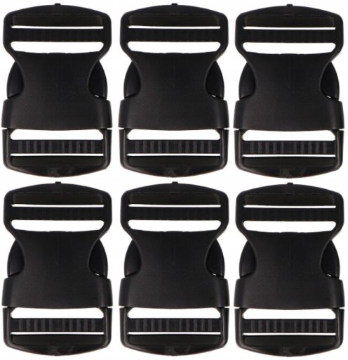 Plastová spona na opasok 4cm 40mm - 6 ks