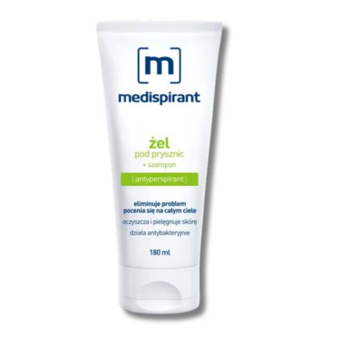 MEDISPIRANT 2v1 SPRCHOVÝ GÉL + ŠAMPÓN - NOVINKA 180ml