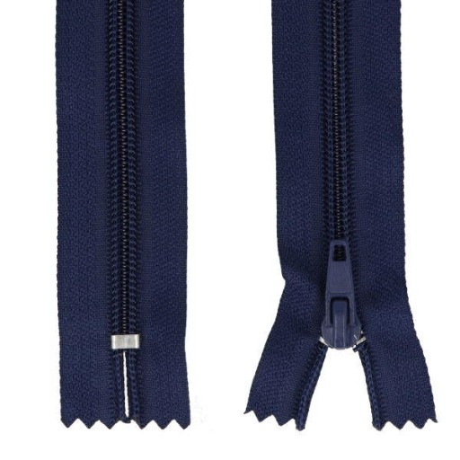 ŠPIRÁLOVÝ Zips #5 - 18 CM - NÁMORNÍCKA MODRÁ