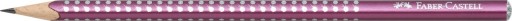 Ceruzka Sparkle Pearl Faber-Castell B, bordová