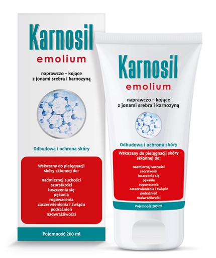 KARNOSIL opravná a upokojujúca emulzia pre suchú pokožku 200 ml
