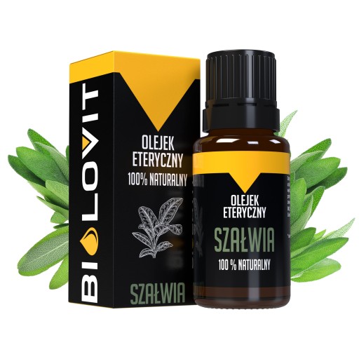 ŠALVIOVÝ esenciálny olej 10ml ZO ŠALVIÍ OFCIRIÁNSKEJ Šalviovej aromaterapie