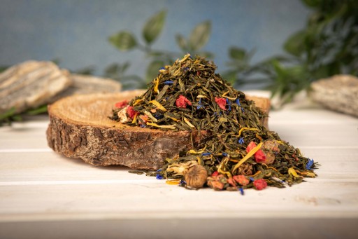 BLUE GARDEN chrpa zelený čaj sencha 50g