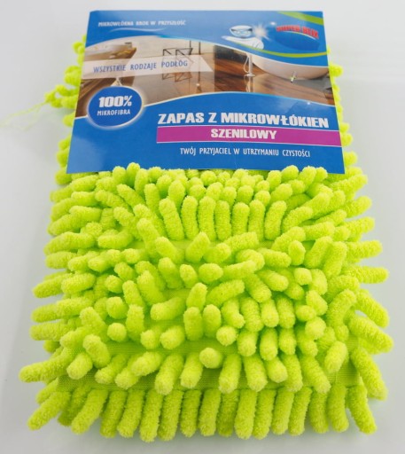 Plochý ženilkový mop z mikrovlákna ZAPAS Feniks