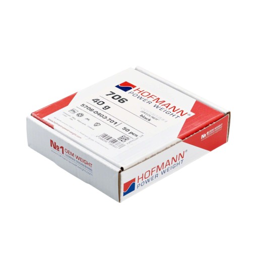Závažie na motorku čierna 40g (8x5g)