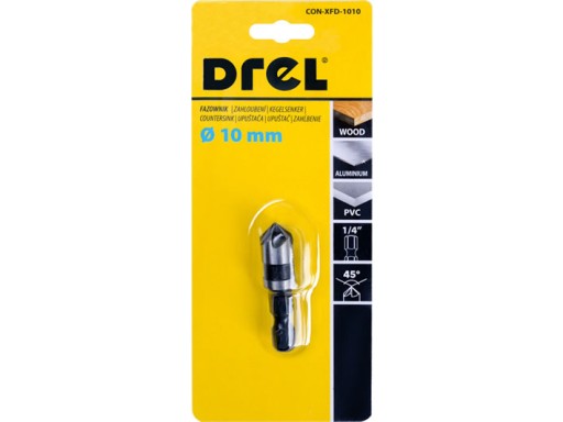 ZÁHLUBNÁ VŔTAČKA ZRAZENIE DO DREVA, KOV 10 MM