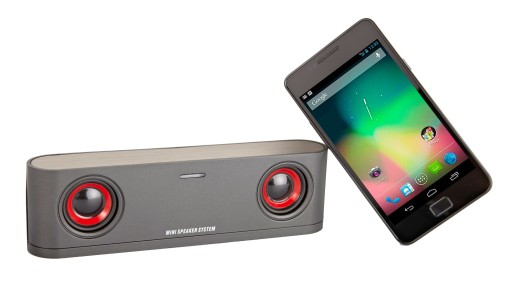 Prenosný mobilný reproduktor mini jack 3,5 USB AAA