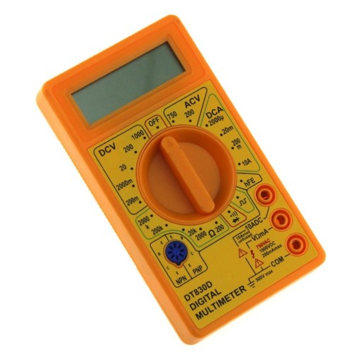 Multimeter DT-832 so signálom LCD