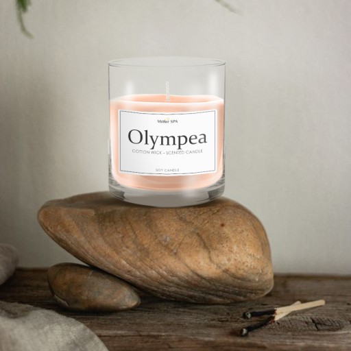 Möller SPA OLYMPEA SÓJOVÁ PRÍRODNÁ SVIEČKA PARFÉMOVÁ VONNÁ SVIEČKA
