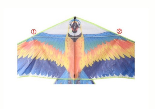 Mega Large Kite Bird Long Tail Farebné Dobré spracovanie
