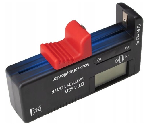 Digitálny LCD tester batérií a akumulátorov