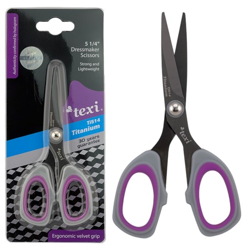Texi Titanium Ti514 krajčírske nožnice 13 cm vyšívacie nožnice