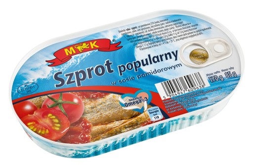 MK Šprot populárny v paradajkovej omáčke 170 g