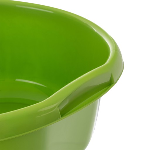 PLASTOVÁ MISKA NA PRÁDLO 20L, okrúhla MISKA S RÚČKAMI, 46 CM