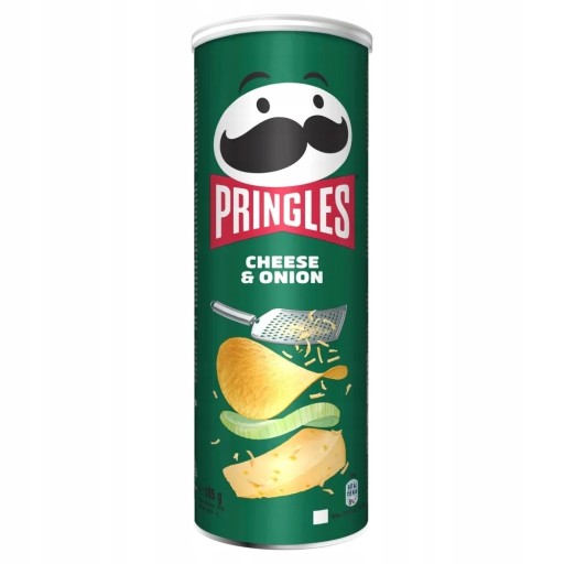 Pringles Cheese & Cibuľové lupienky Syrové cibuľové chrumky 165g