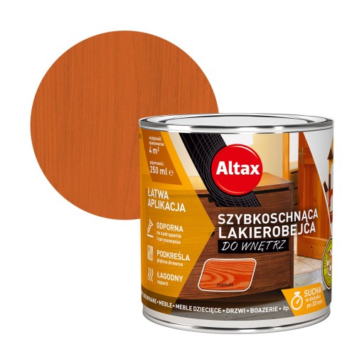 ALTAX RÝCHLOSCHNÚCI LAK NA LAK 0,25L mahagón
