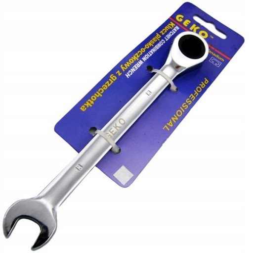 KOMBINOVANÝ KĽÚČ S Ráčňou 13mm Geko G10313