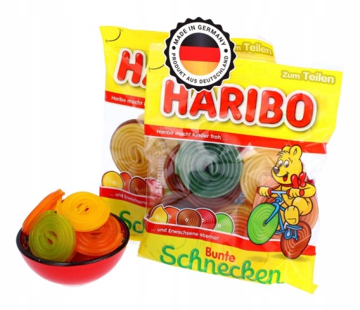 HARIBO Bunte Schnecken Snails ovocné želé 160g
