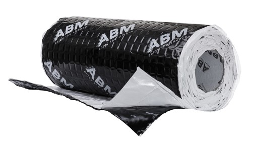 ABM Extreme zvukotesná rohož, alu-butyl, PREMIUM Class 2,5mm 20x25cm
