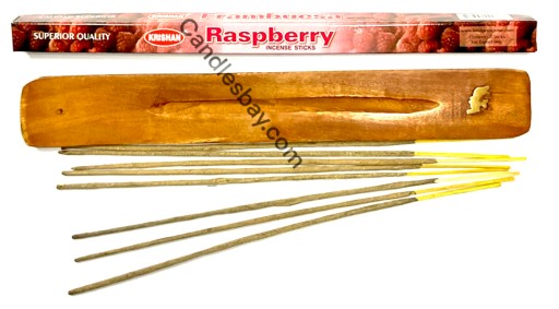 Krishan RASPBERRY RASPBERRY dlhé vonné tyčinky 8 ks