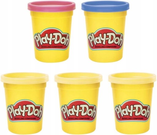 PLAY-DOH 5 TRÚB NA TORTU RADOSTNÉ FARBY F4715