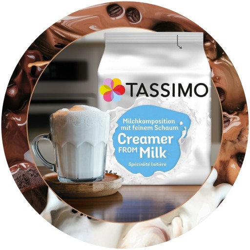 Mliečne kapsuly do Tassimo Creamer From Milk espresso MLIEKO PENA 16 ks