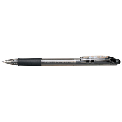 Výsuvné guľôčkové pero BLACK BK417 Pentel WOW
