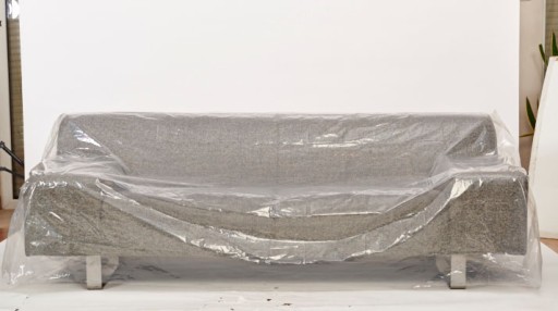 Ochranná fólia 1-miestna pohovka 243,8 x 137,2 cm HRÚBKA 50 mikrónov
