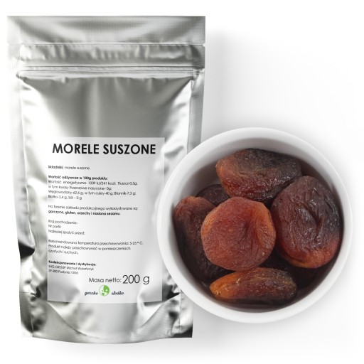 SUŠENÉ MARHULE, prírodné, bez konzervantov, 200g