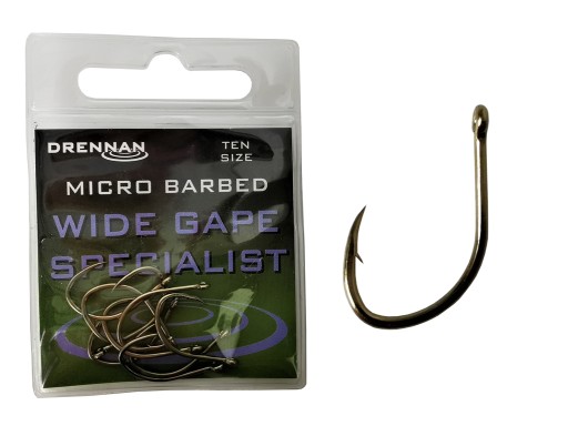 Drennan Wide Gape Specialist Háčiky veľkosť 14 Micro Barbed 10 ks.