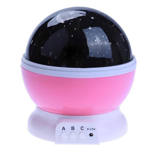 ROTAČNÁ NOČNÁ LAMPA STARS SKY PROJECTOR 2v1