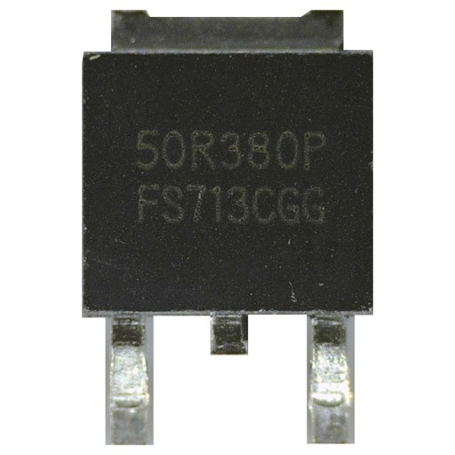 50R380 50R380P MMD50R380P MOSFET tranzistor nahrádza 6R380C6 TO-252