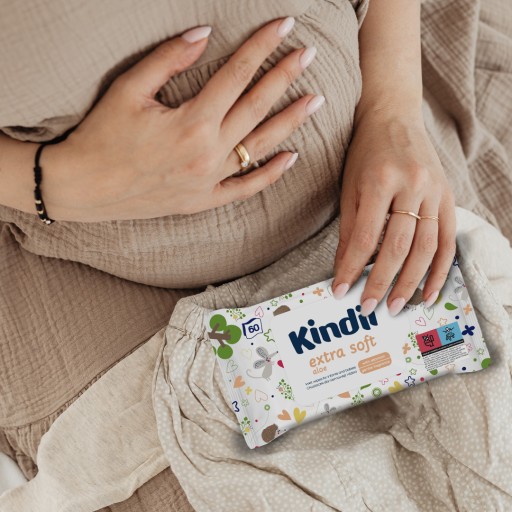 KINDII VLHČENÉ Utierky EXTRA SOFT 3x60 ks.